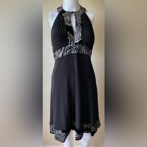 Linda Segal | Women's Vintage 5971-1 Halter Party Dress RARE | XS